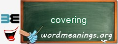 WordMeaning blackboard for covering